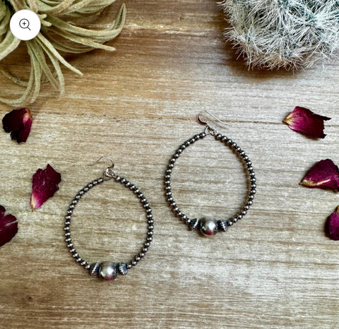 3 mm Sterling Silver Teardrop Earrings