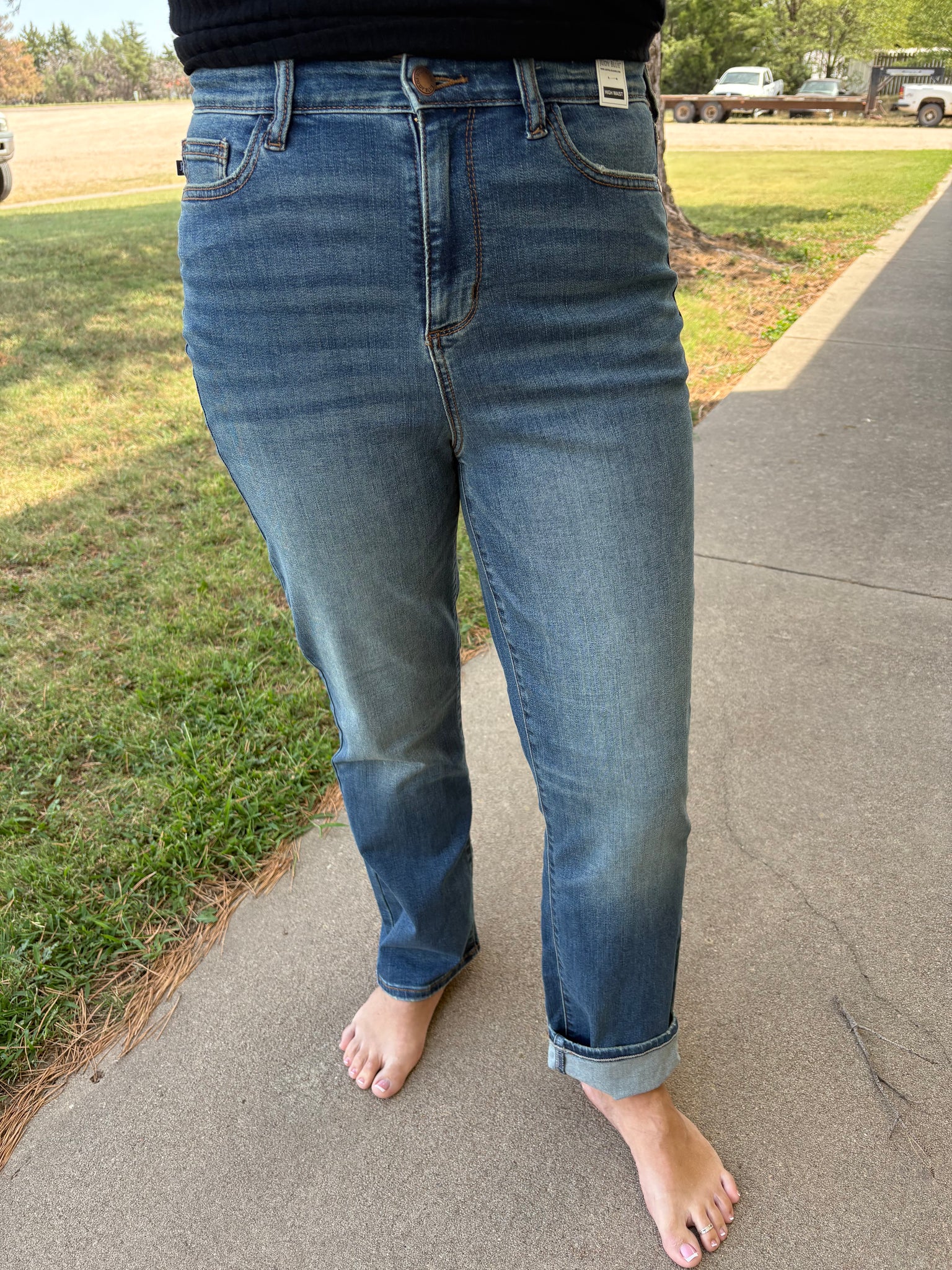 Judy Blue High Waist Straight Leg Jeans