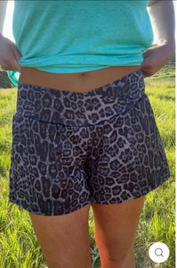 Night Leopard Shorts