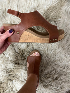 Carley Bourbon Wedges