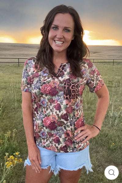 Wild Vintage Floral Top