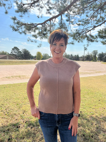 Tan Sweater Vest