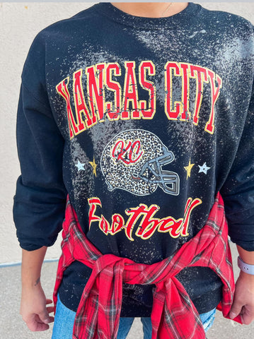 Bleached Kansas City Chiefs Sweatshirt