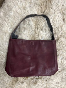 Port/Grey Ella Reversible Hobo Purse