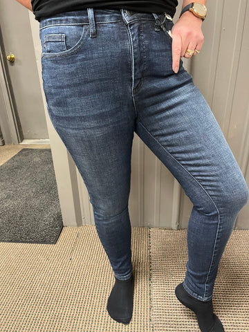 Judy Blue Dark Tummy Control Denim Jeans