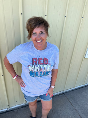 Red, White, Blue Tee