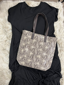 Natural Python Jasalyn Tote