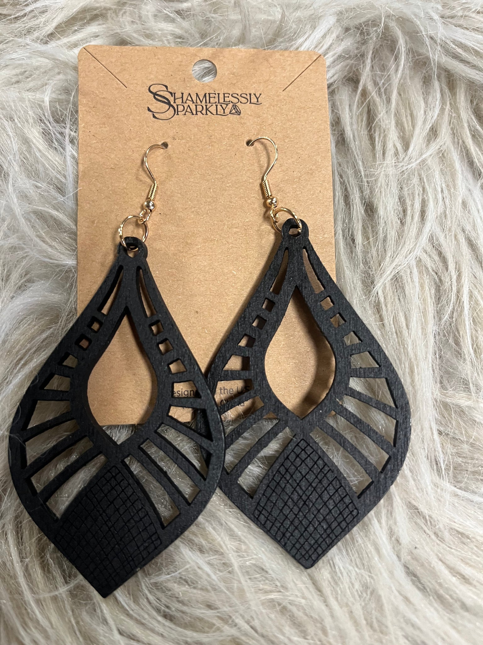 Bohemian Laser Cut Wooden Earrings